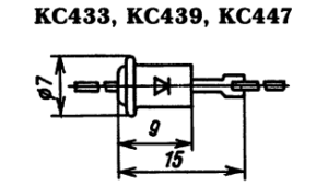 Корпус стабилитронов КС417, КС439, КС447