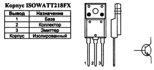 Корпус транзистора ST2408HI и его обозначение на схеме