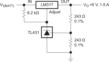 Высокоточный стабилизатор 5 В, 1.5 А на LM317