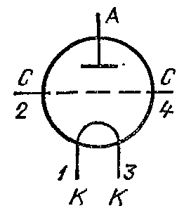 Триод на схеме