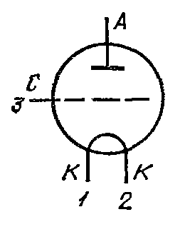 Триод на схеме
