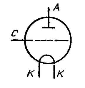 Схема соединения электродов лампы ГУ-48