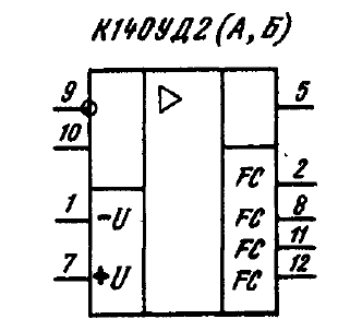 К140уд2а схема включения