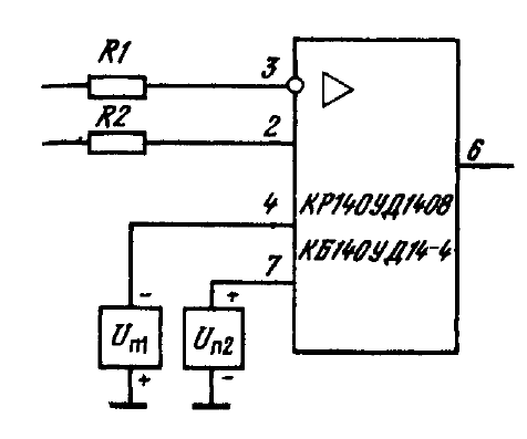 Кр140уд1408а схема включения