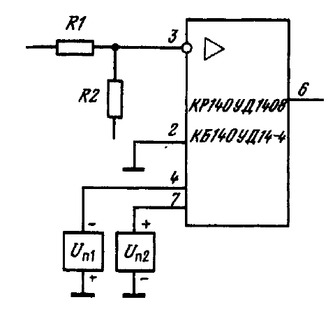 Кр140уд1408а схема включения