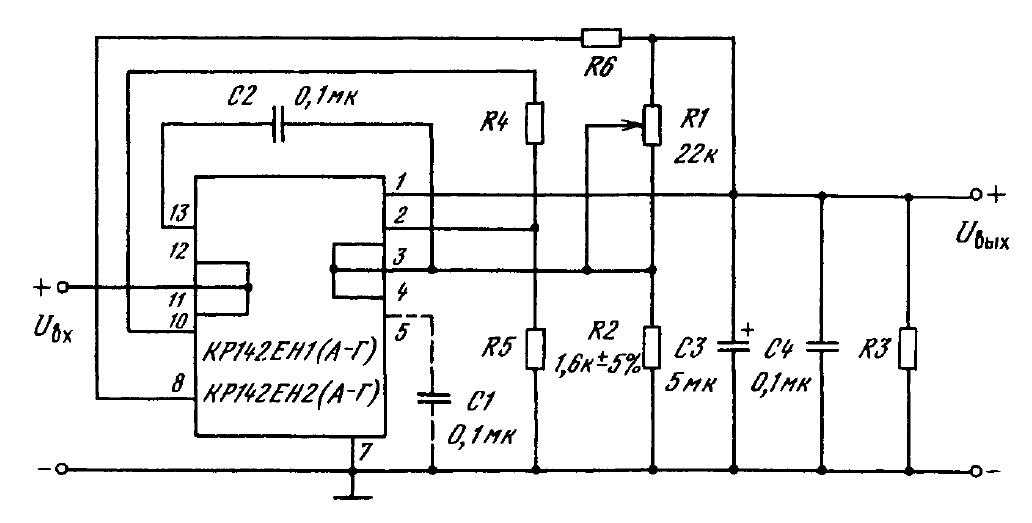 К193ие6 схема включения