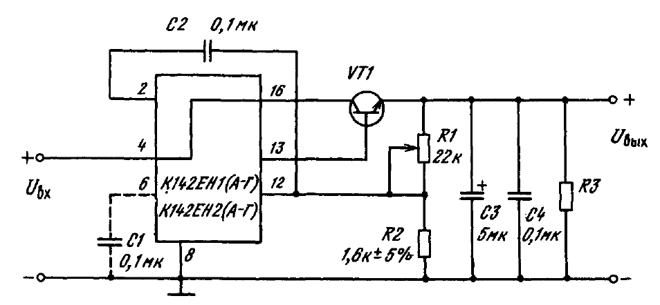 К142ен19 схема включения