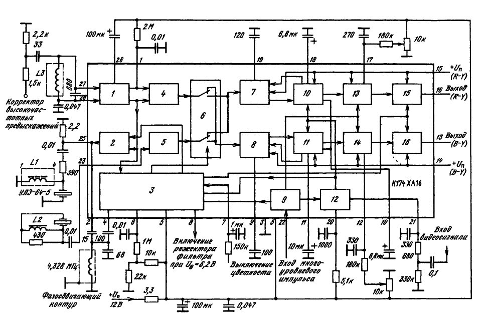 К174ха6 схема включения