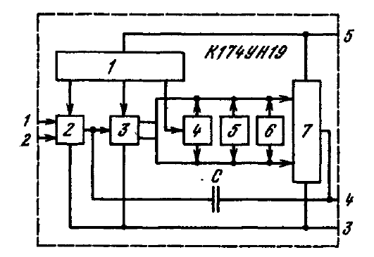 К174ун19 схема включения