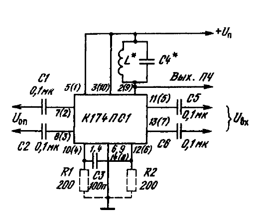 К174пс1 приемник схема