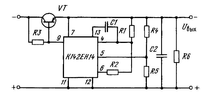 Кр142ен2б характеристики схема подключения