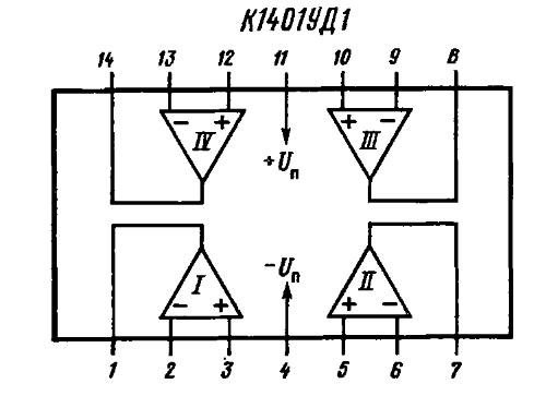 Кр1446уд1 схема включения