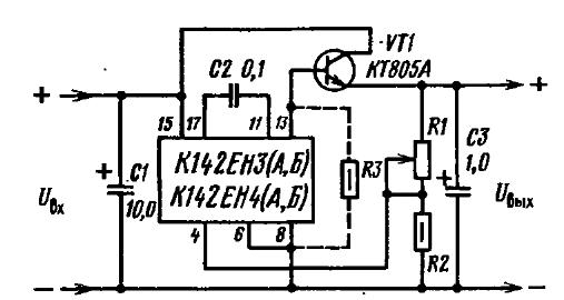 К224уп1 схема включения