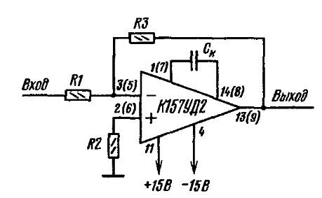 Схема усилителя на 157уд2