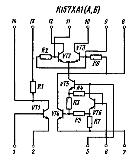 К157хп1 схема включения