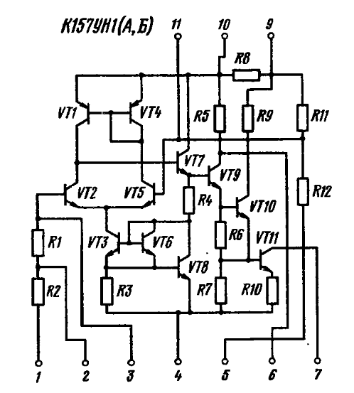К157ул1а схема усилителя звука