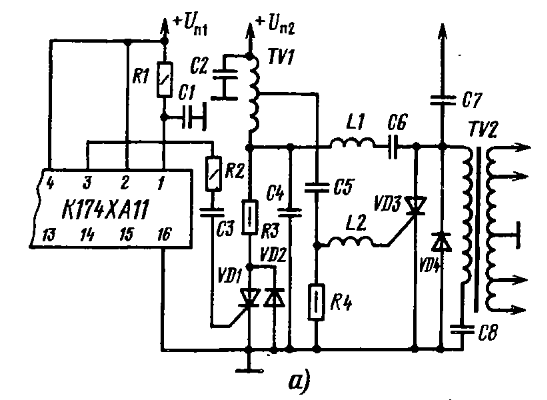 К174ур11 схема включения