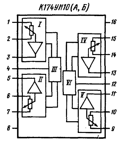 К174ун10а схема включения