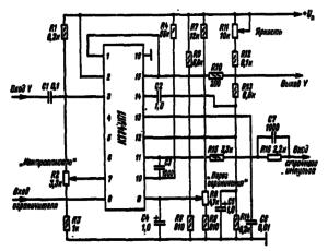 Типовая схема включения микросхема К174УП1