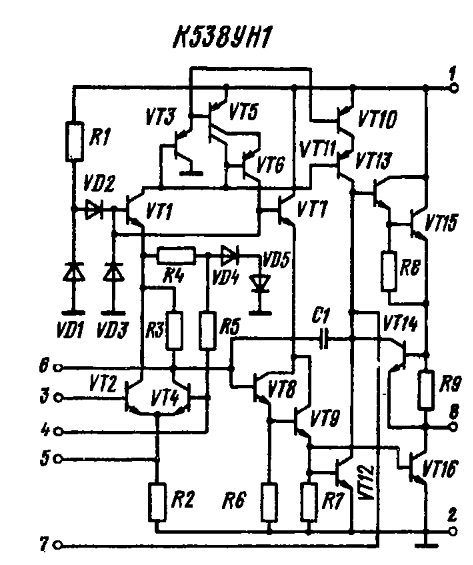 Кр123ун1а схема усилителя