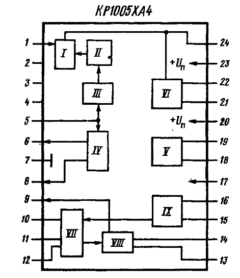 Кр1005пц1б схема включения