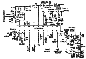 Типовая схема включения микросхемы КР1005ХА6