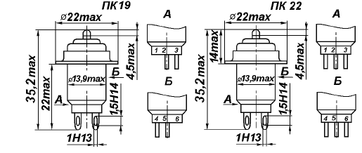 Пк 22. Кнопка пк2э-2в. Кнопочный переключатель пк19в. Переключатель кнопочный ПК 13-1 чертёж. Переключатель кнопочный пк1с-3в.