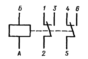 Принципиальная электрическая схема реле РЭН34